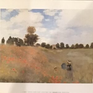 Lámina de Arte Clásica - I Papaveri de Claude Monet (30x24 cm)