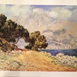 Lámina de Arte Clásico - Cap Martin de Claude Monet (30x24cm)