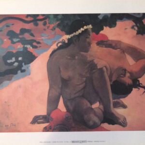 Lámina de Arte Clásica - I Raro Te Oviri (30x24 cm)