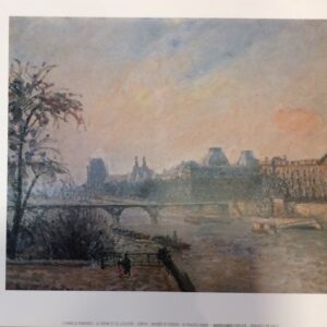 Le Seine Et Le Louvre - Camile Pissaro (30x24 cm)