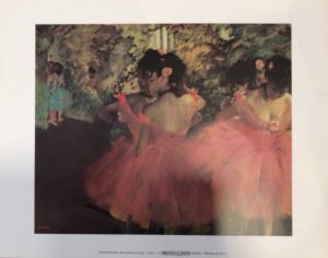 Lámina Clásica - Ballerine In Rosa (30x24 cm)