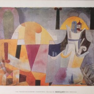 Paesaggio Con Colonne Nere - Paul Klee (30x24 cm)