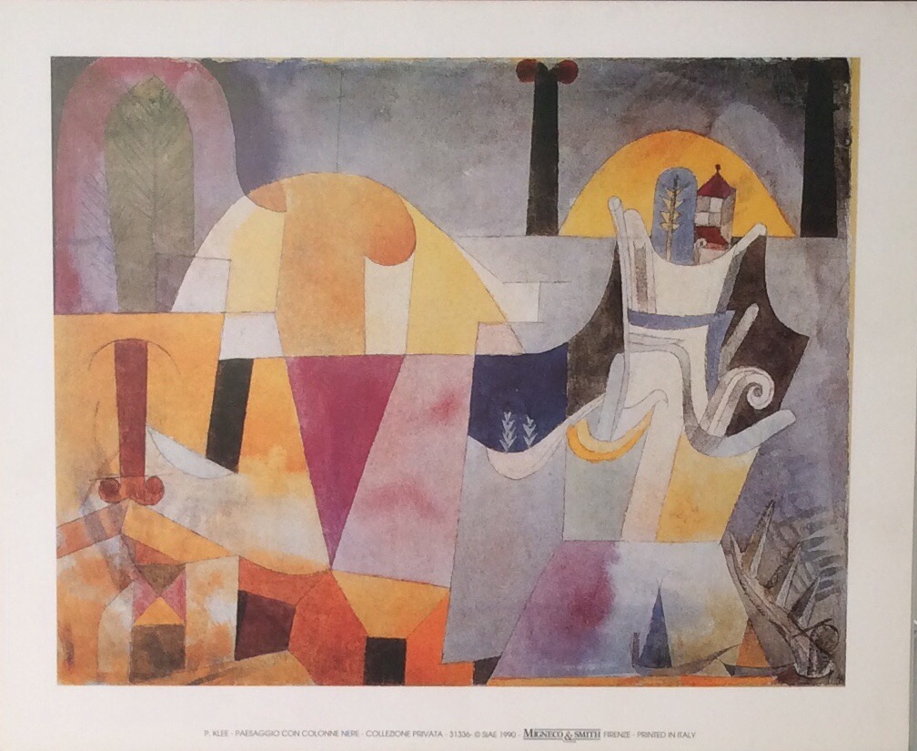 Paesaggio Con Colonne Nere - Paul Klee (30x24 cm)