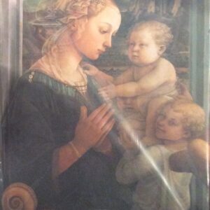 Madonna Col Bambino E Due Angeli - Lámina Clásica (24x30)