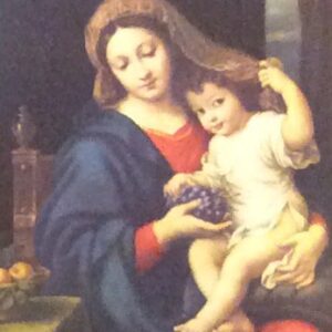 Madonna Dell Uva - Pierre Mignard (18x13 cm) - Arte Clásico