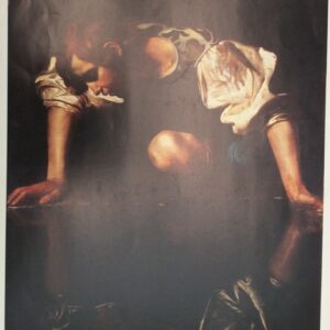 Lámina Clásica Caravaggio - Narciso (35x50 cm)